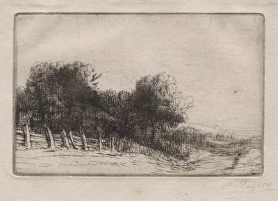 風景 作： Alphonse Legros