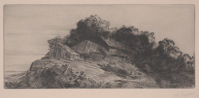 風景（エッチング） 作： Alphonse Legros