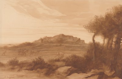 風景。 作： Alphonse Legros