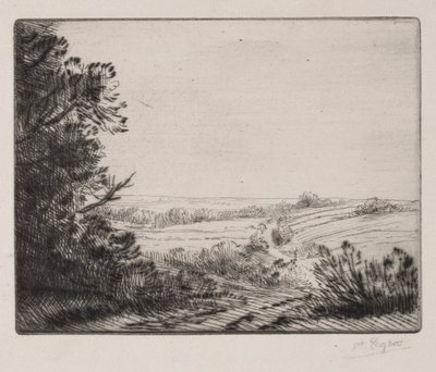 風景 作： Alphonse Legros
