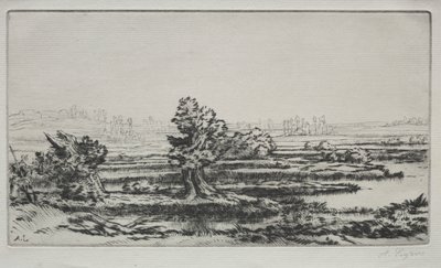 風景 作： Alphonse Legros