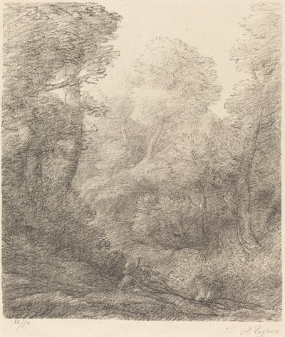 風景: 朝の霧 風景: 朝の霧。 作： Alphonse Legros