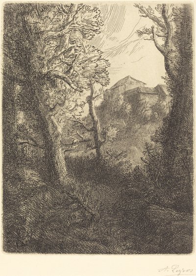 風景風景。 作： Alphonse Legros
