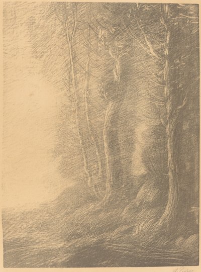 風景風景。 作： Alphonse Legros