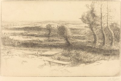風景風景。 作： Alphonse Legros