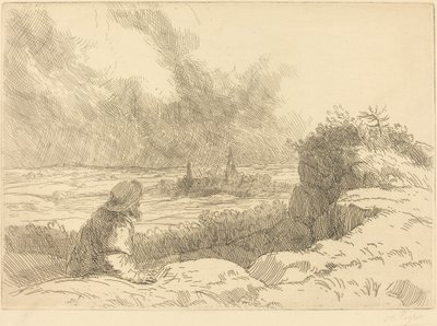 風景風景。 作： Alphonse Legros