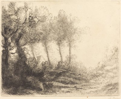 風景風景。 作： Alphonse Legros
