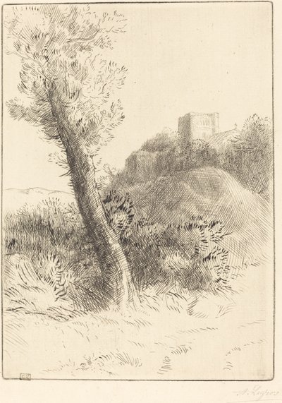 風景風景。 作： Alphonse Legros