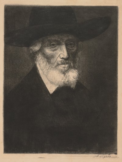 トーマス・カーライルの大きな肖像画 作： Alphonse Legros