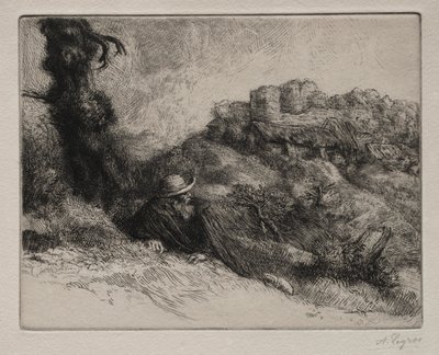 幽霊の城 作： Alphonse Legros