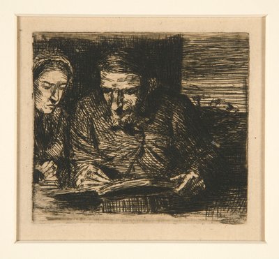 会計帳簿 作： Alphonse Legros