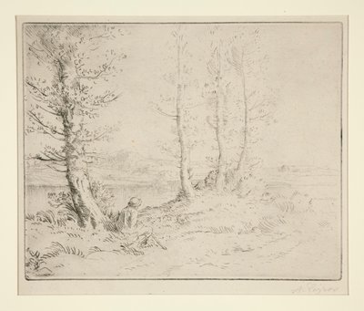 海岸沿い 作： Alphonse Legros