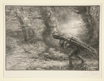 コテージへの帰還 作： Alphonse Legros