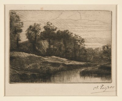 夕焼け 作： Alphonse Legros