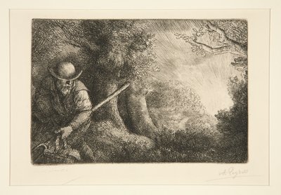 庭師 作： Alphonse Legros