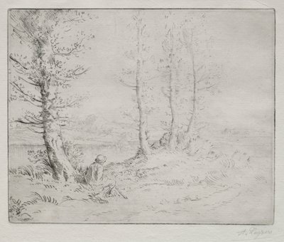 海岸沿い 作： Alphonse Legros
