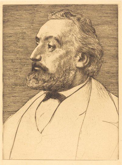 レオン・ガンベッタ、2皿目。 作： Alphonse Legros