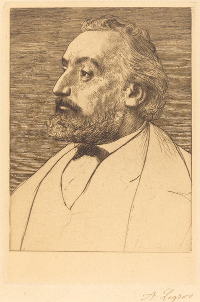 レオン・ガンベッタ、二皿目 作： Alphonse Legros