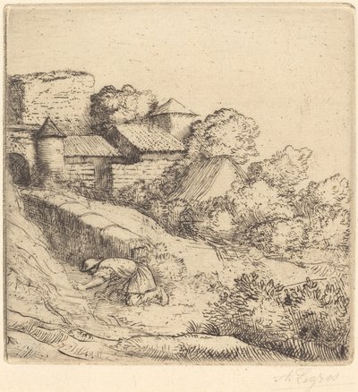 リトル バーナー オブ グラス 作： Alphonse Legros