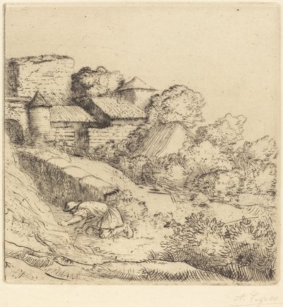草の小さなバーナー 草の小さなバーナー。 作： Alphonse Legros