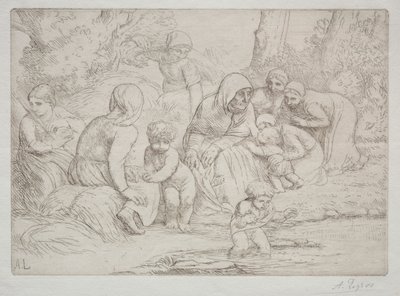 夏。 作： Alphonse Legros