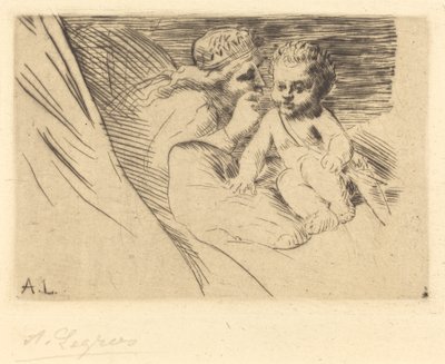 マブとキューピッド マブとキューピドン。 作： Alphonse Legros