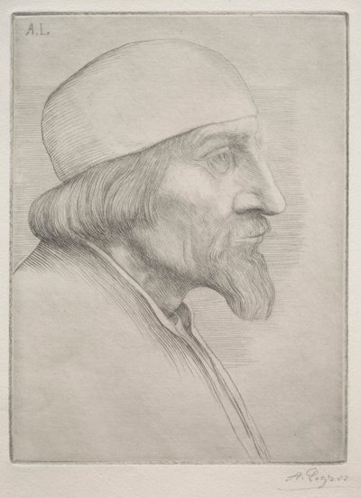 スカルキャップの男 作： Alphonse Legros