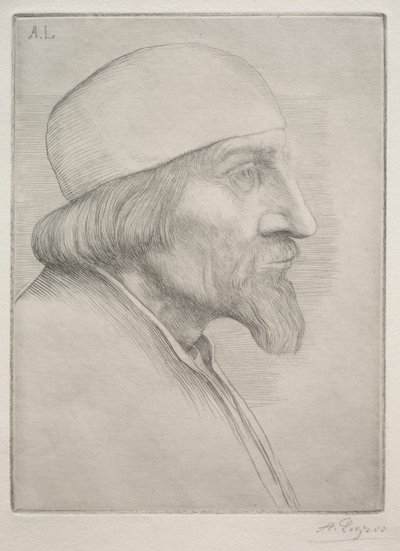 スカルキャップの男。 作： Alphonse Legros