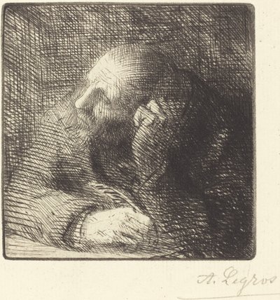 瞑想 ラ・メディテーション。 作： Alphonse Legros