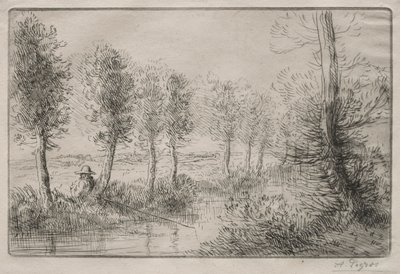 ミルの近く 作： Alphonse Legros