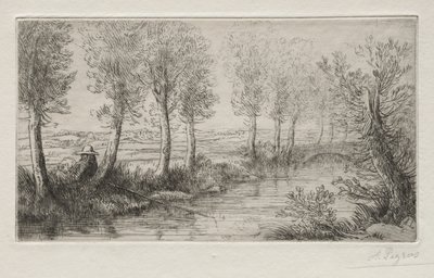 ミルの近く。 作： Alphonse Legros