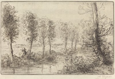 Mill Pres du moulinの近く。 作： Alphonse Legros