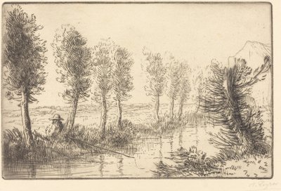 Mill Pres du moulinの近く。 作： Alphonse Legros