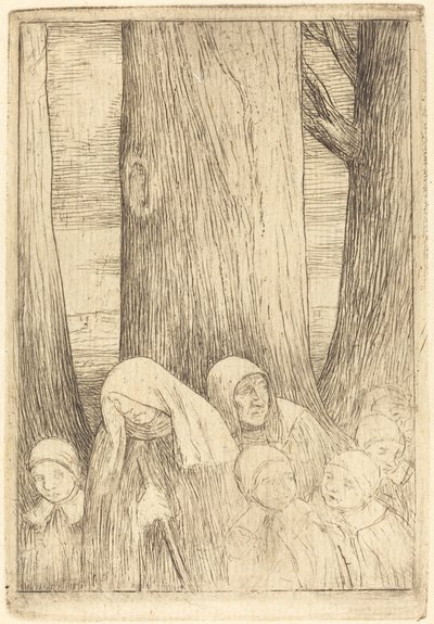孤児孤児。 作： Alphonse Legros