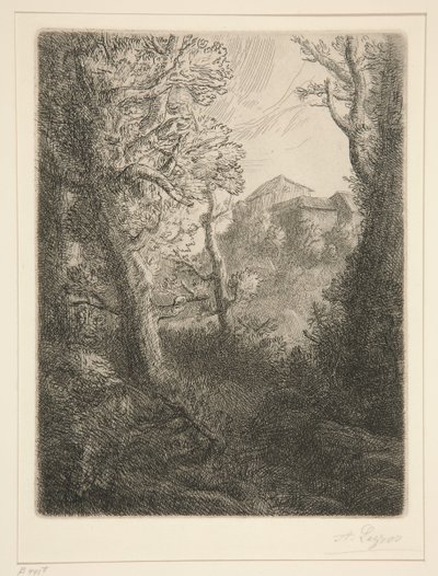 風景 作： Alphonse Legros