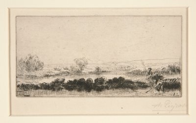 Tourbieres の田舎: 湿地で 作： Alphonse Legros