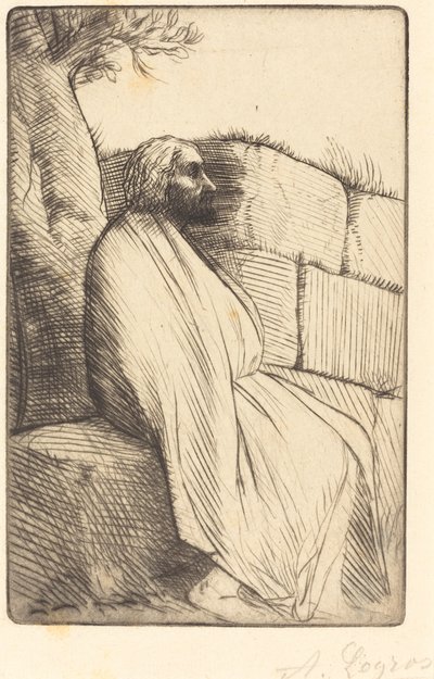 哲学する（哲学者） 作： Alphonse Legros