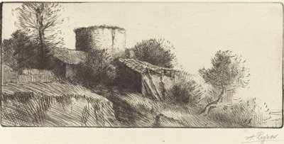 Pigeon Tower ハトの塔です。 作： Alphonse Legros