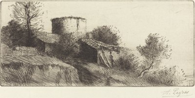 鳩の塔 鳩の塔。 作： Alphonse Legros