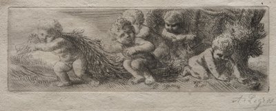 ピンボックス上部のプレート。 作： Alphonse Legros