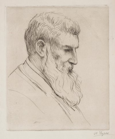 クレイブ・アンガスの肖像 作： Alphonse Legros