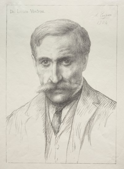 博士の肖像ルイヴィントラス。 作： Alphonse Legros