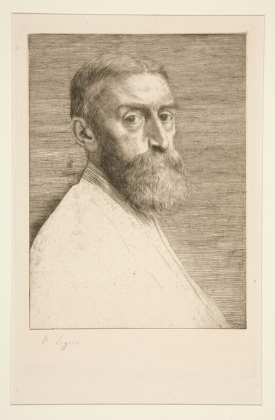 E.J.の肖像 ポインター氏 作： Alphonse Legros