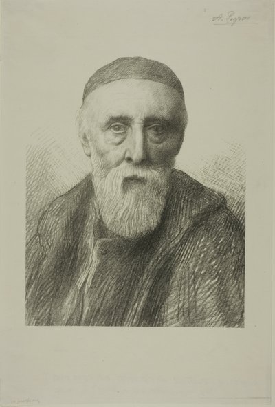 G. F. ワッツ、R. A. の肖像、セカンド プレート 作： Alphonse Legros