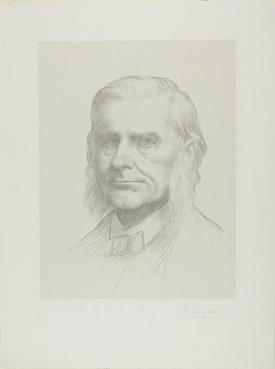 ハクスリー教授の肖像 作： Alphonse Legros