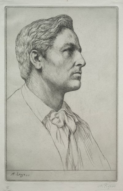 チャールズ・ホロイド卿の肖像。 作： Alphonse Legros