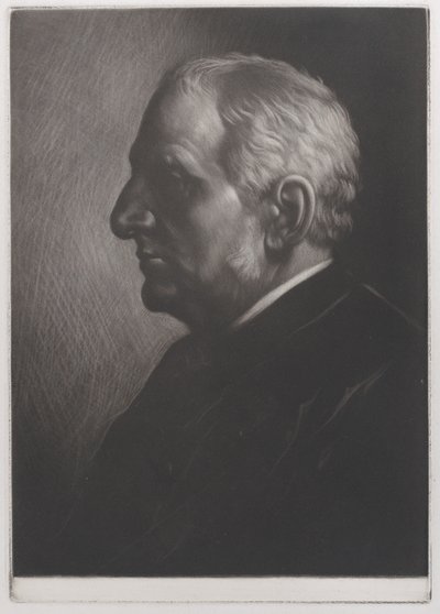 サー・フランシス・シーモア・ヘイデンの肖像、1881年。 作： Alphonse Legros