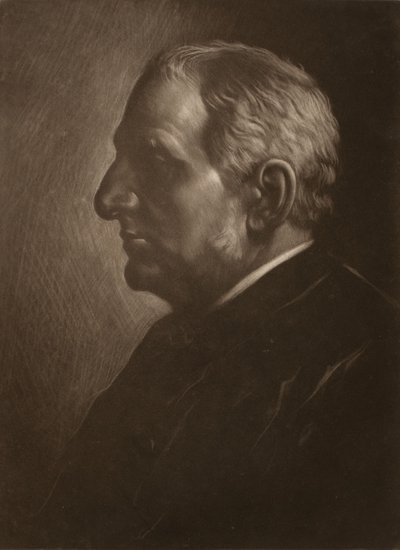 サー・フランシス・シーモア・ヘイデンの肖像 作： Alphonse Legros