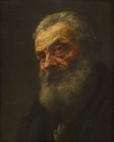 老人の肖像 作： Alphonse Legros