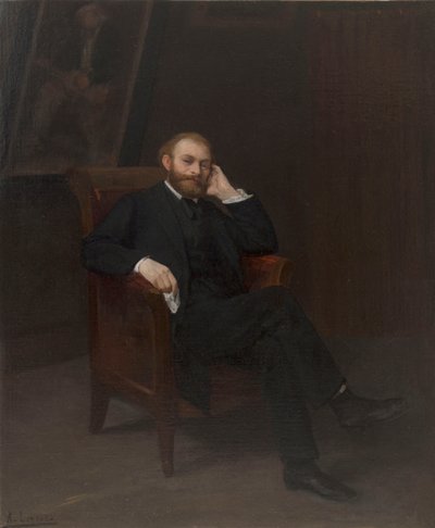 芸術家エドゥアール・マネの肖像 1832-1883, 1863. 作： Alphonse Legros